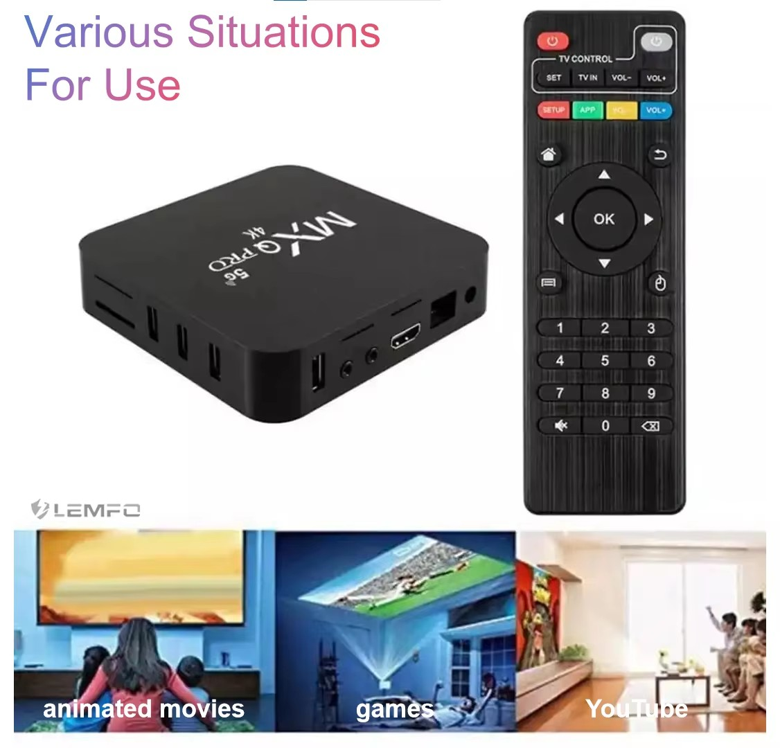 TV BOX DECODIFICADOR 5G, 4K