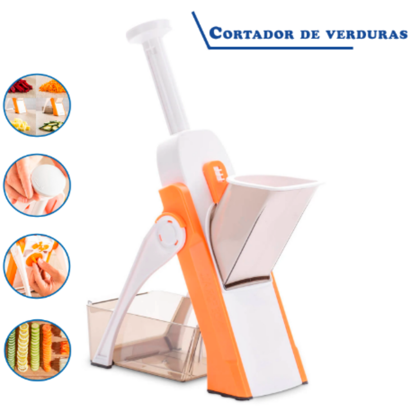 1 Picadora Cortadora Verduras Ajustable