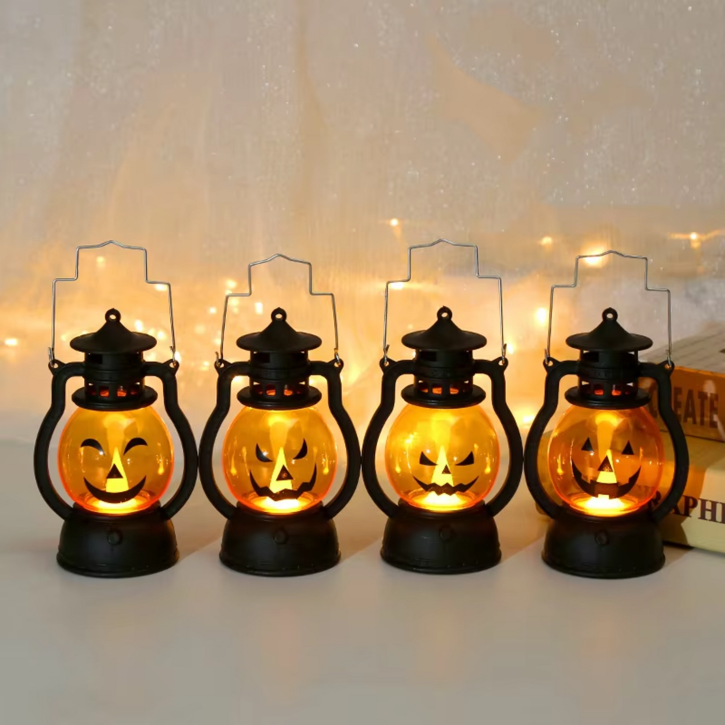 Lámpara de calabaza de Halloween