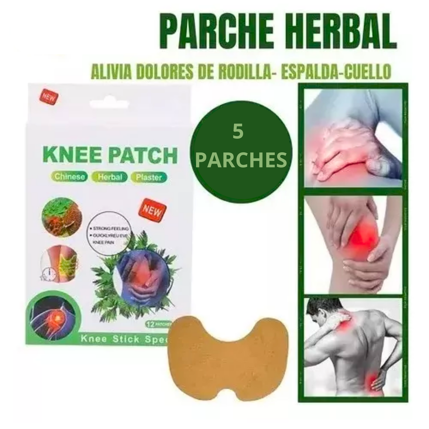 5 Parches Para Aliviar Dolor De Rodilla
