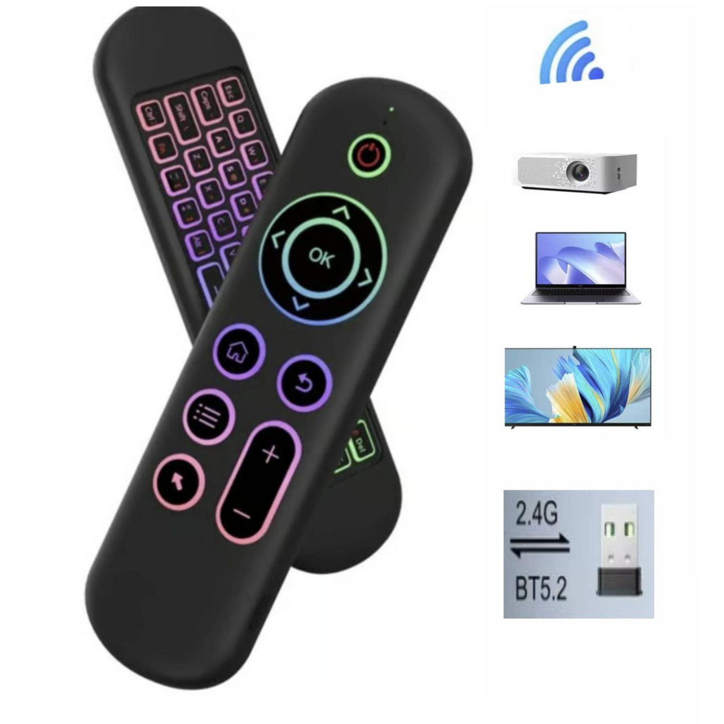 Panel Táctil Remoto M5 Air Mouse