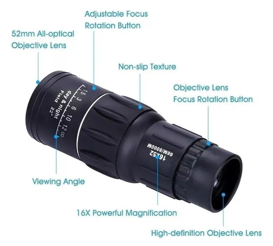 Telescopio Monocular De Visión Óptica Hd