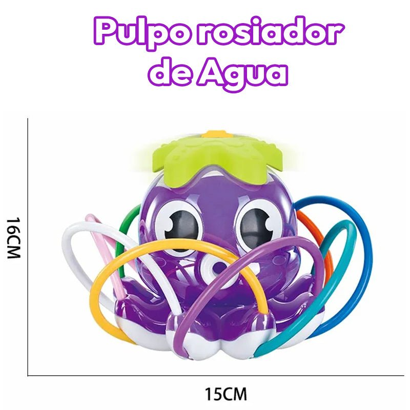 PULPO ROCIADOR DE AGUA AL AIRE LIBRE