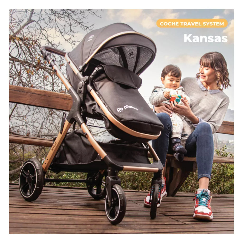 Coche Cuna Travel System Pikaboo Kansas