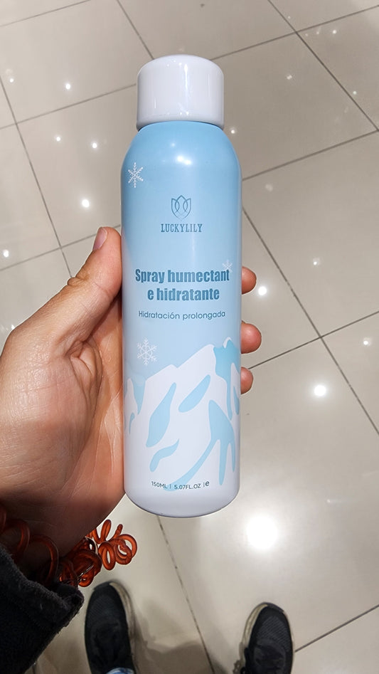 Spray humectante e hidratante facial