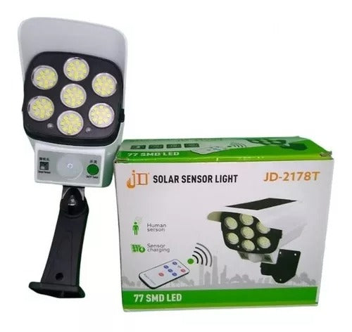 FOCO LED SOLAR TIPO CAMARA