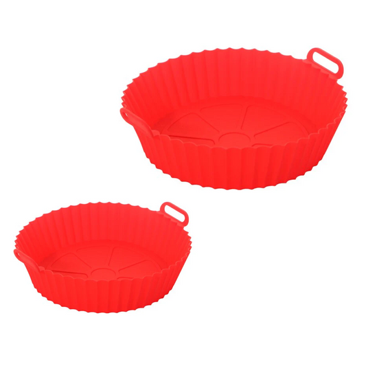 2 Forro Silicona Para Airfryer Redondo