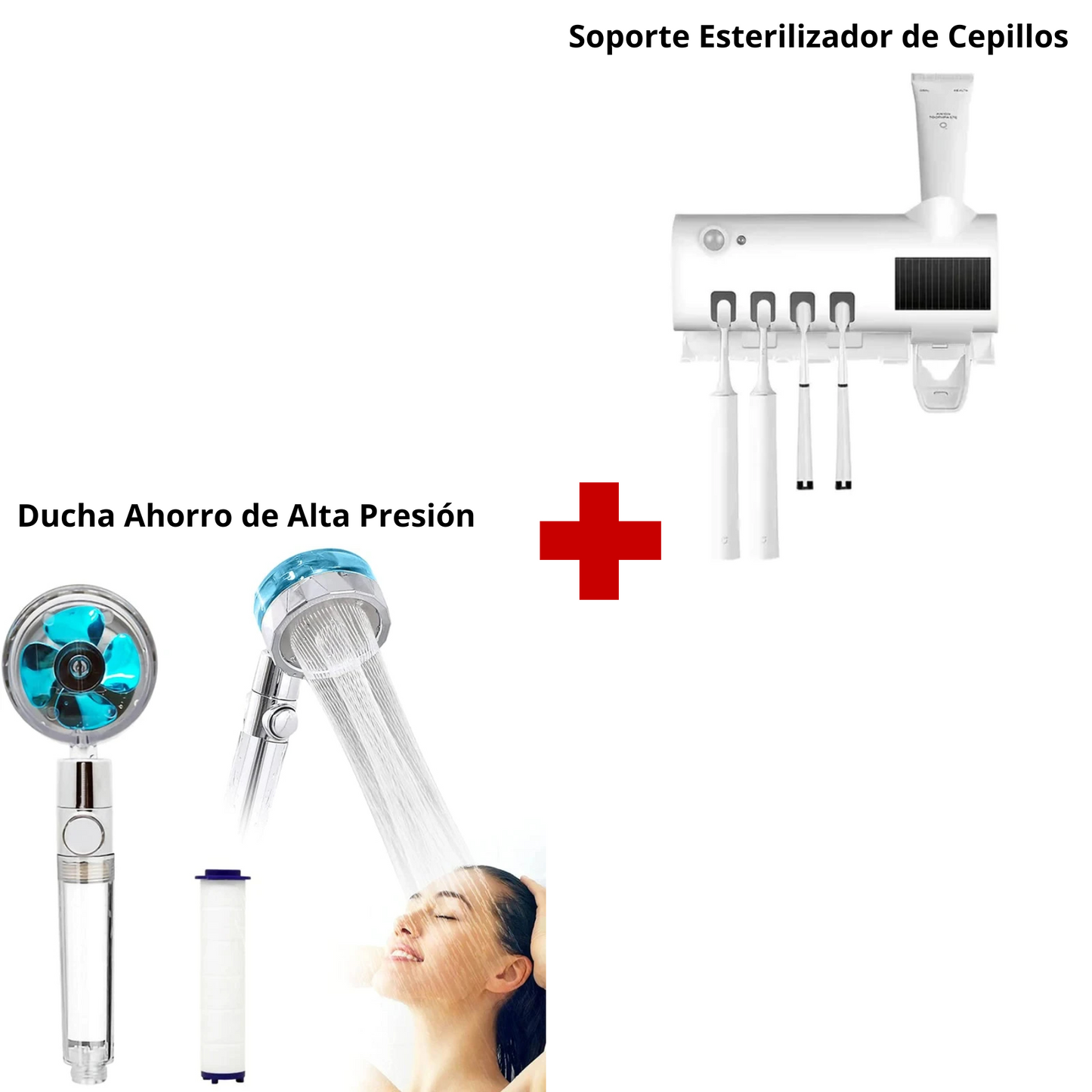 Ducha De Presion +Esterilizador Cepillos