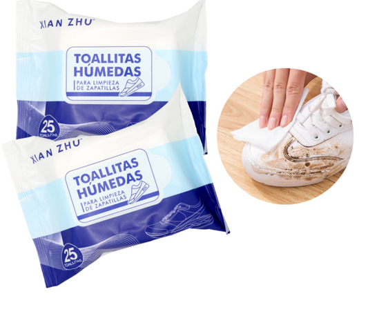 TOALLITAS HUMEDAS PARA ZAPATILLAS BLANCA