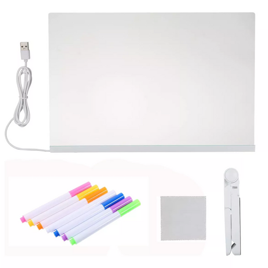 Pizarra Lampara LED Acrílica +7 Colores